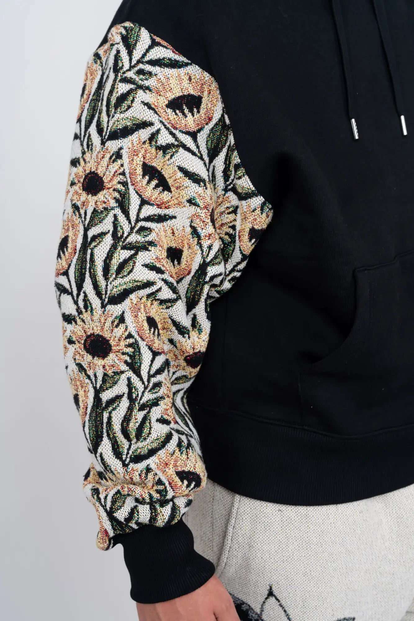 SUNFLOWER PATCHWORK HOODIE